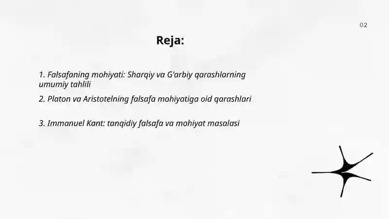 Falsafaning mohiyatiga oid Sharq va G'arb mutafakkirlari 2