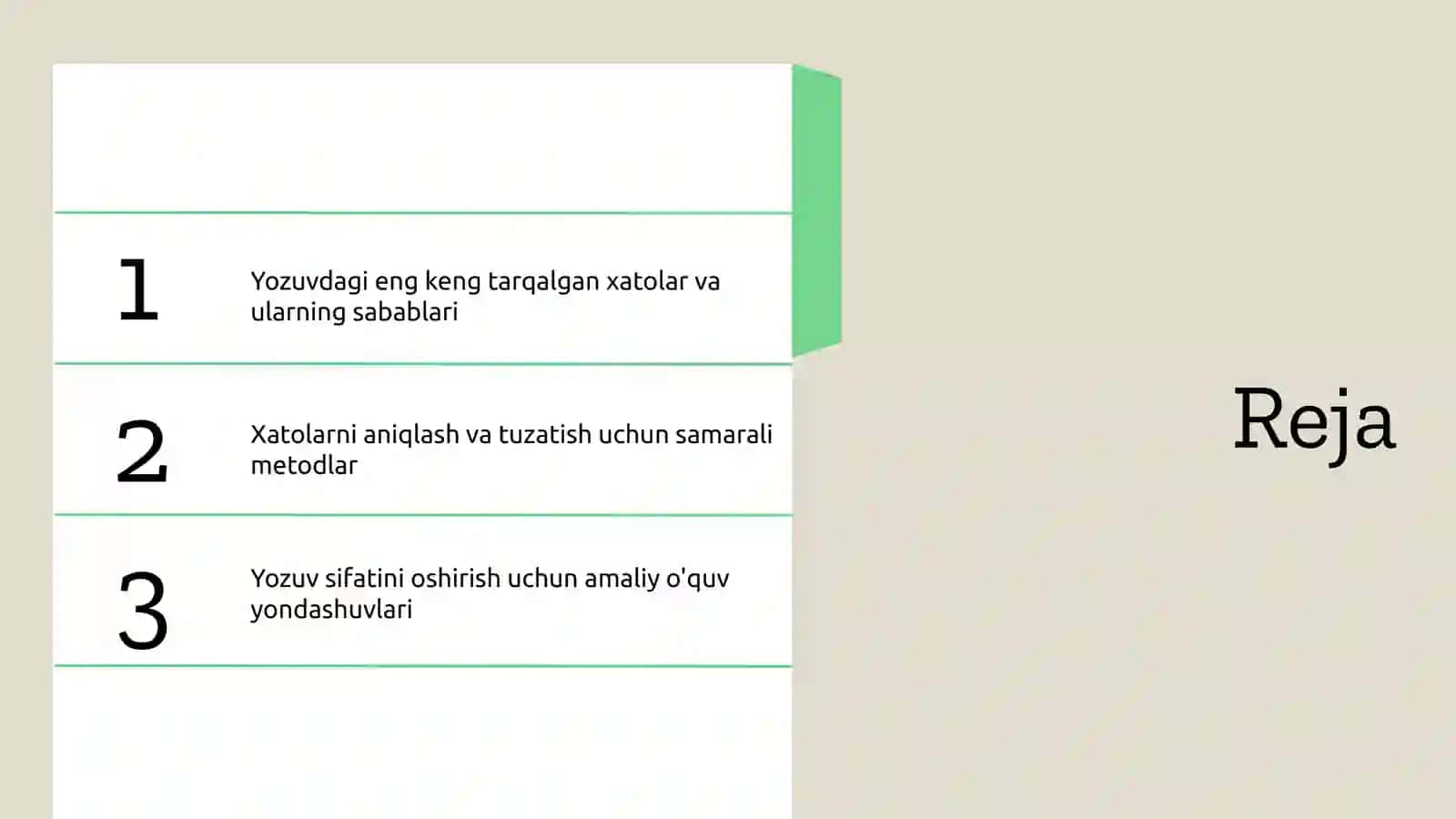 Õquvchilarning yozuvlarida uchraydigan tipik xatolar va ularni tuzatish yõllari 2
