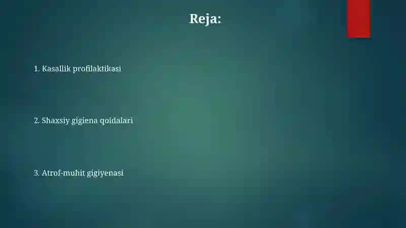 Gigiyenik tarbiyalash 2