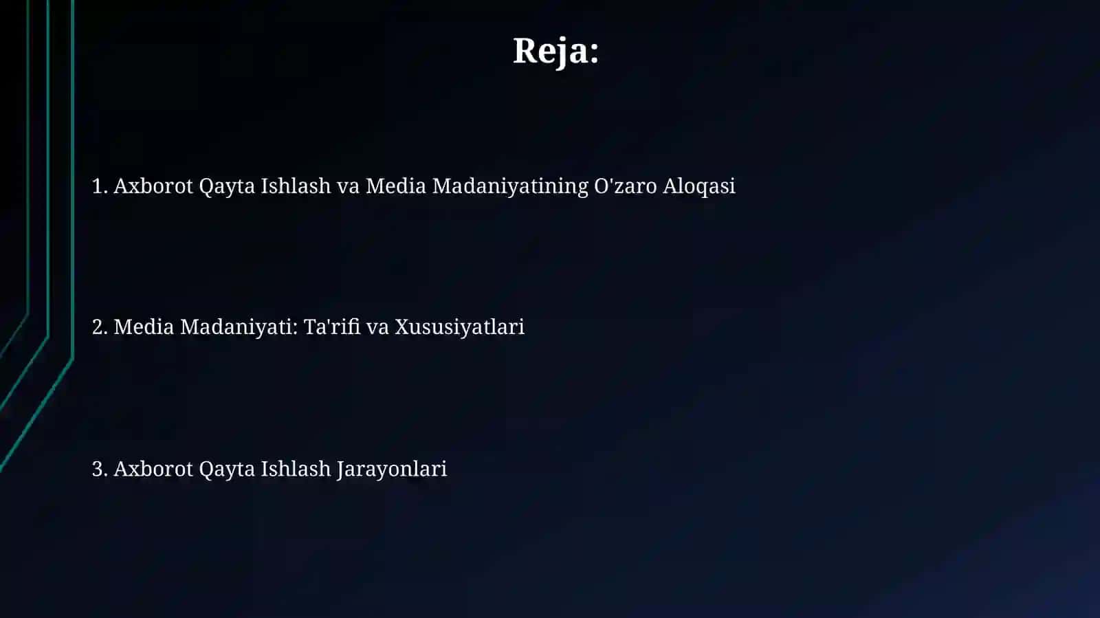 Media Madaniyati: Ta'rifi va Xususiyatlari 2