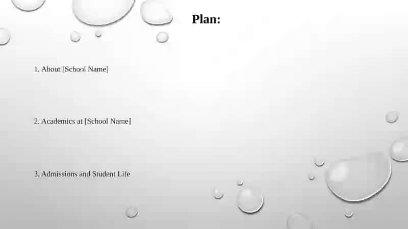 Web page design for [School Name] 2