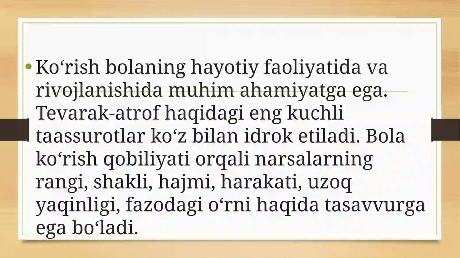 Korishida nuqsoni bo’lgan bolalar 2