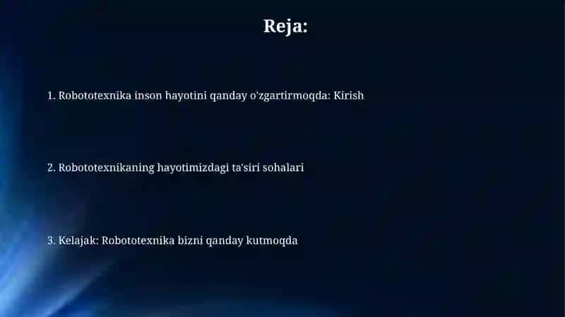 Robototexnika inson hayotini qanday o‘zgartirmoqda 2