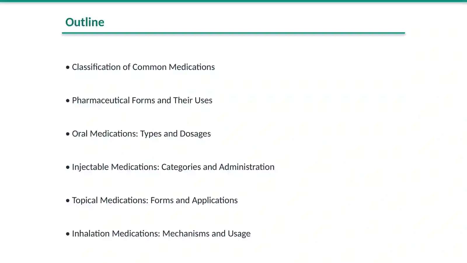 Common Medications and Pharmaceutical Forms 2