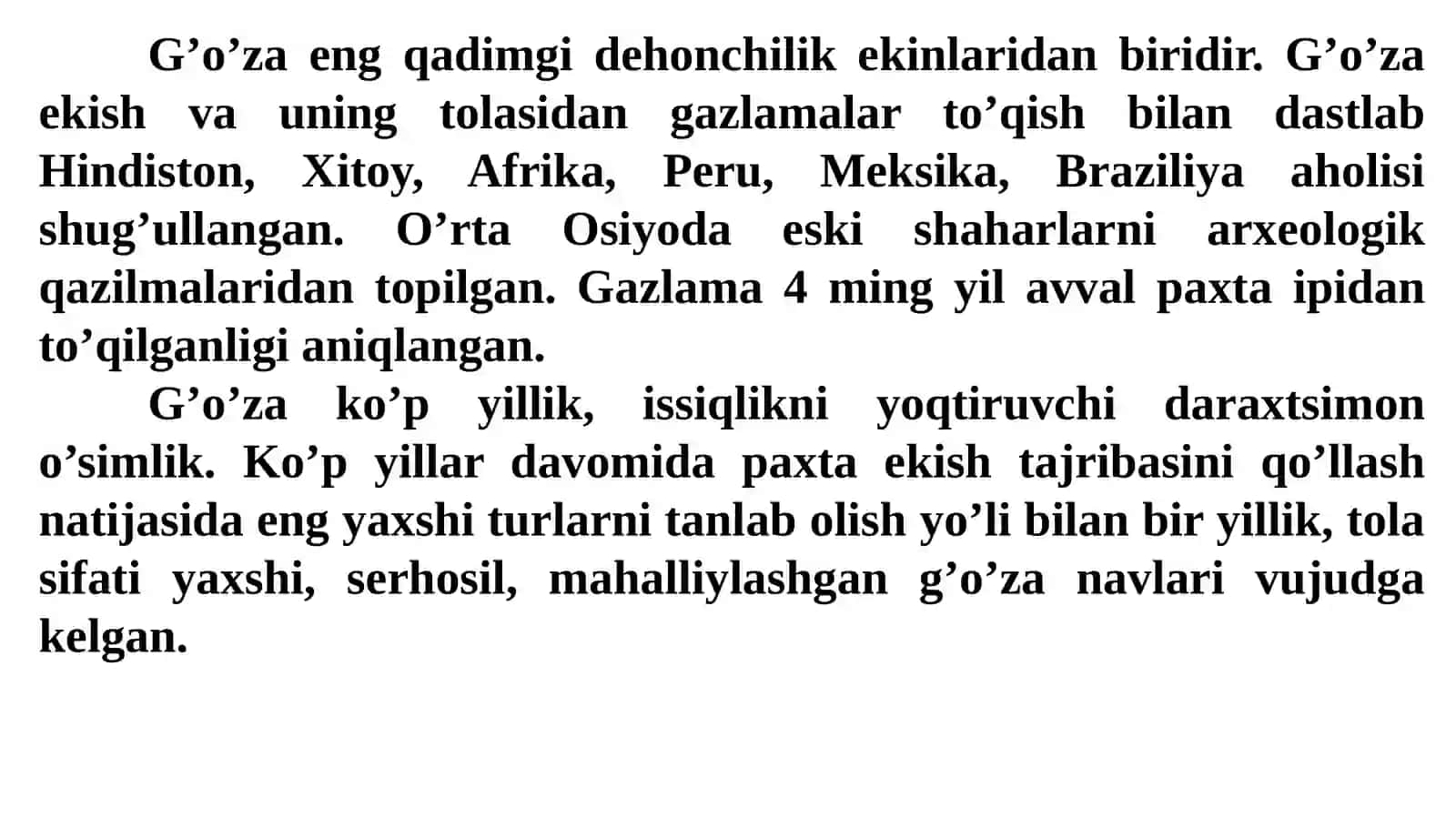 TABIIY TOLALARNING OLINISHI, TUZULISHI VAXOSSALARI 2