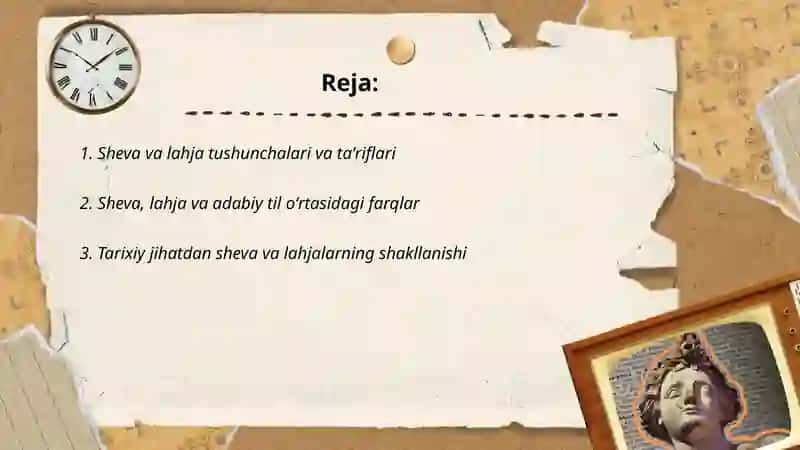 Sheva, lahja va adabiy til munosabatlari 2