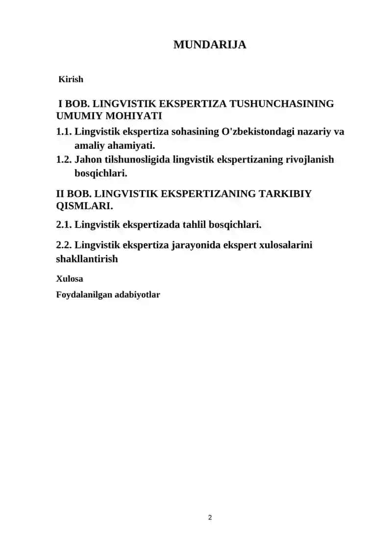 JAHON LINGVOKRIMINALISTIKASI. LINGVOKRIMINILASTIKANING ASOSIY TUSHUNCHALARI, METOD VA METODOLOGIYA 2
