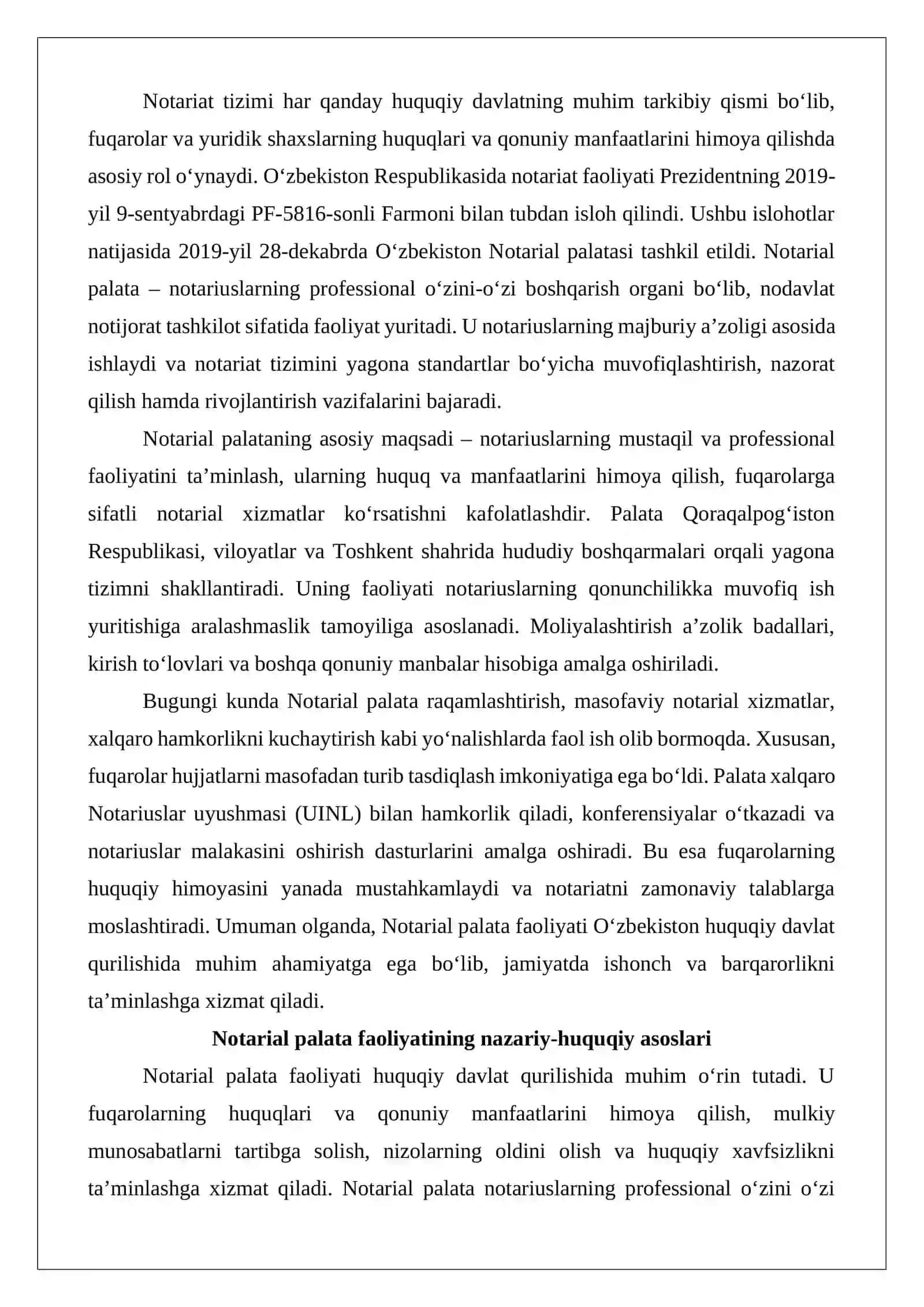 Notarial palata faoliyati 2