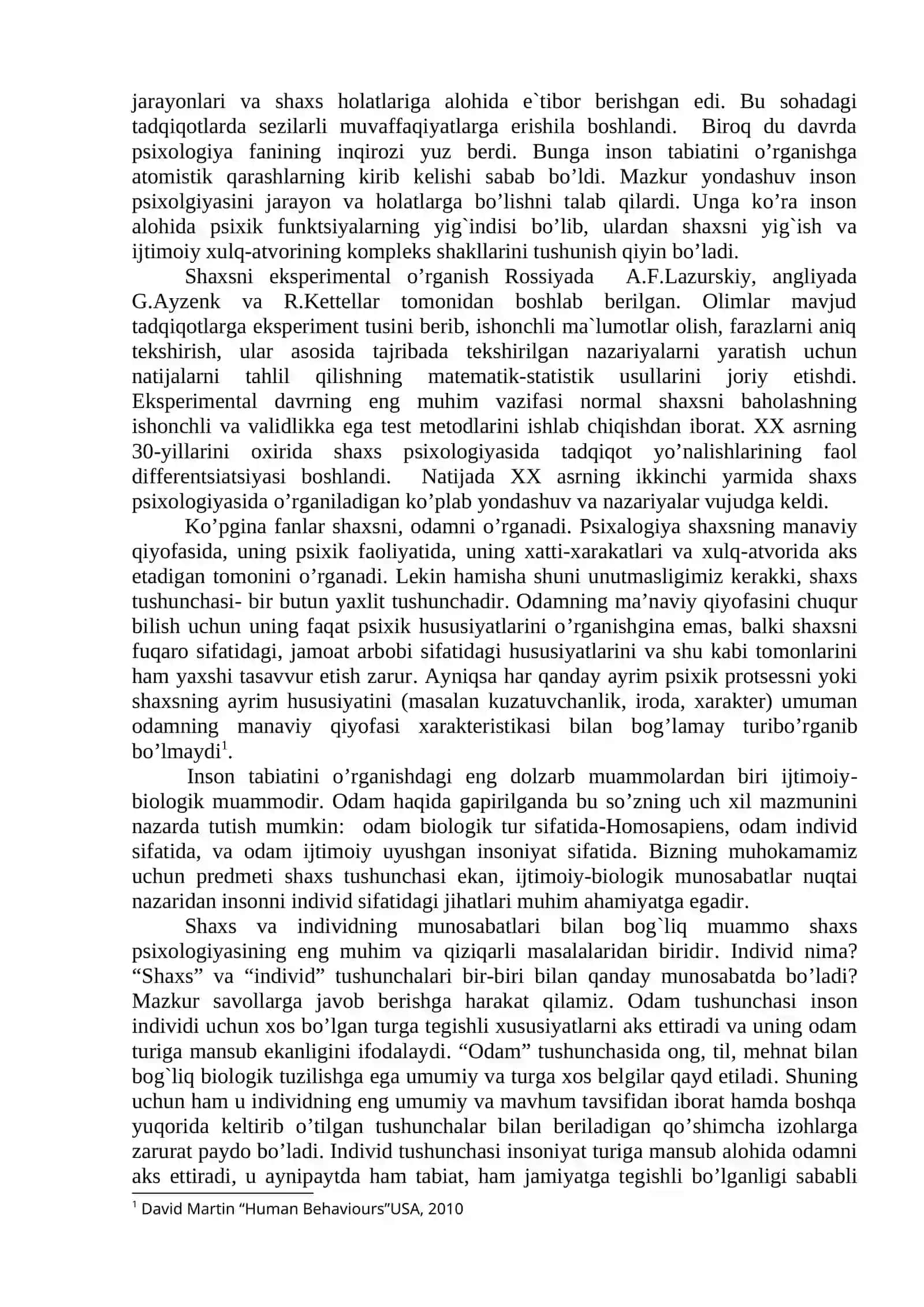 Shaxs va uning irodaviy sohasi 2