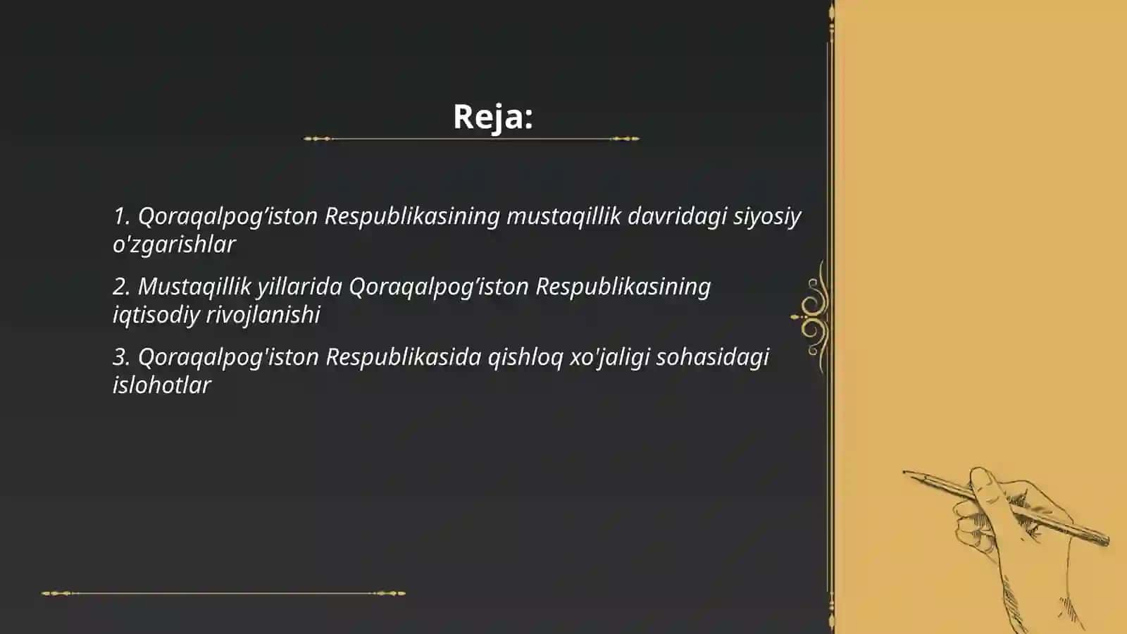 Qoraqalpog‘iston Respublikasi Mustaqillik Yillarida 2
