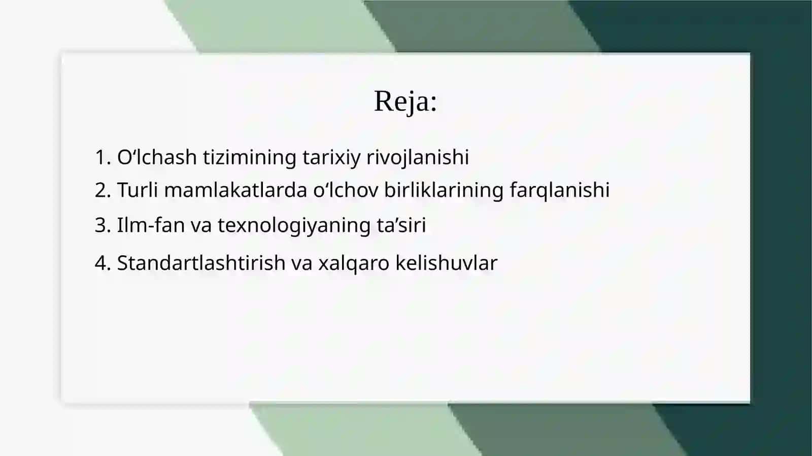 O'lchashtizimining ozgaruvchanligi va sabablari 2