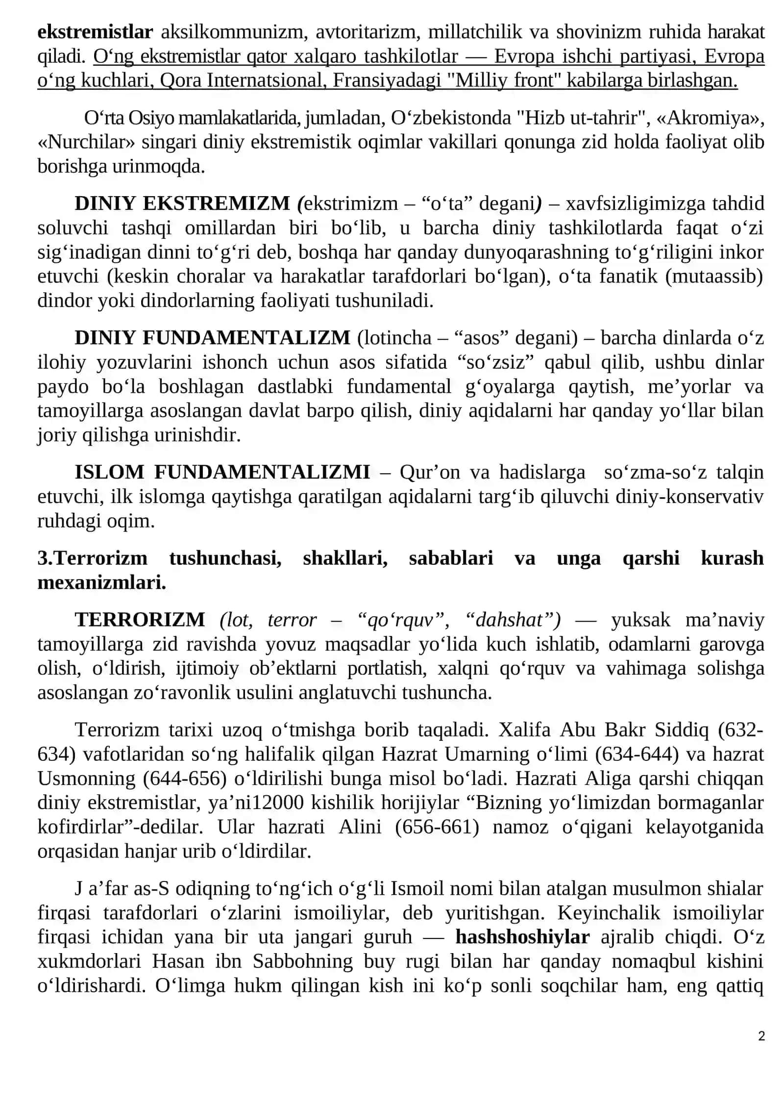 5-mavzu. Diniy fanatizm va dindorlik 2
