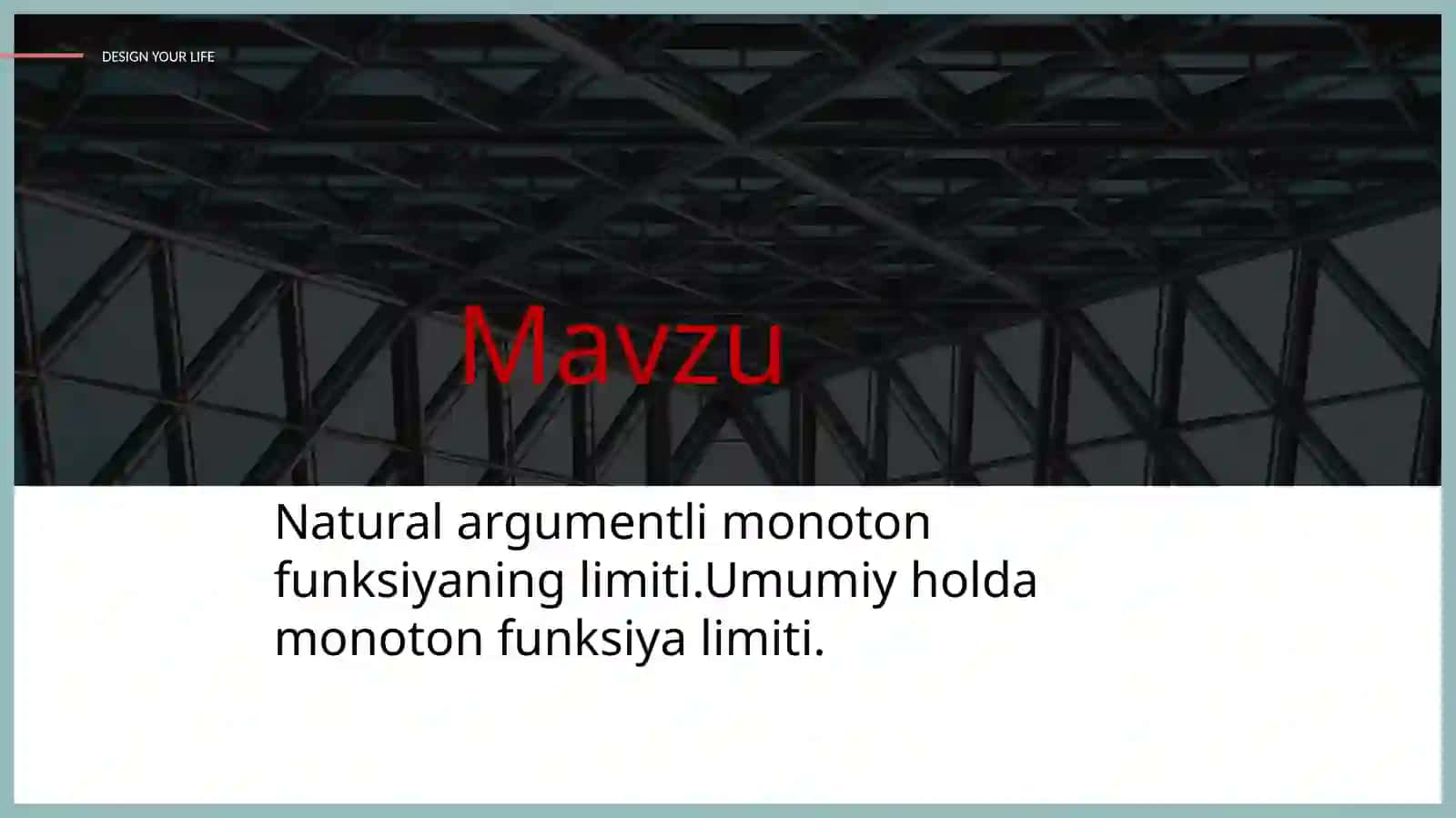 Natural argumentli monoton funksiyaning limiti.Umumiy holda monoton funksiya limiti. 2