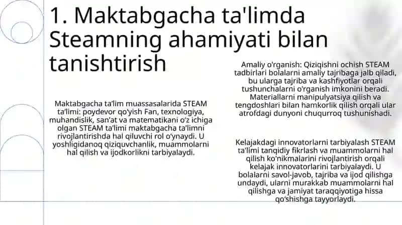 Maktabgacha Ta'Limda Steamni Ahamiyati 2