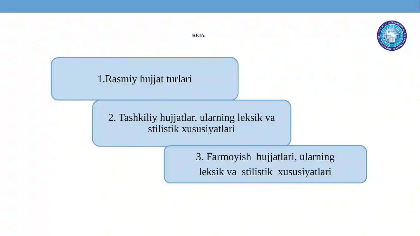 O‘qituvchi nutqi madaniyati va davlat tilida ish yuritish 2