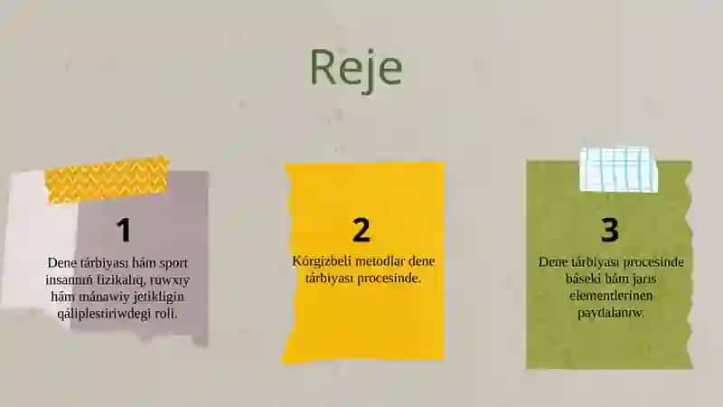 Dene tárbiyası hám sport tarawında qollanılatuğın tarbiya metodları 2