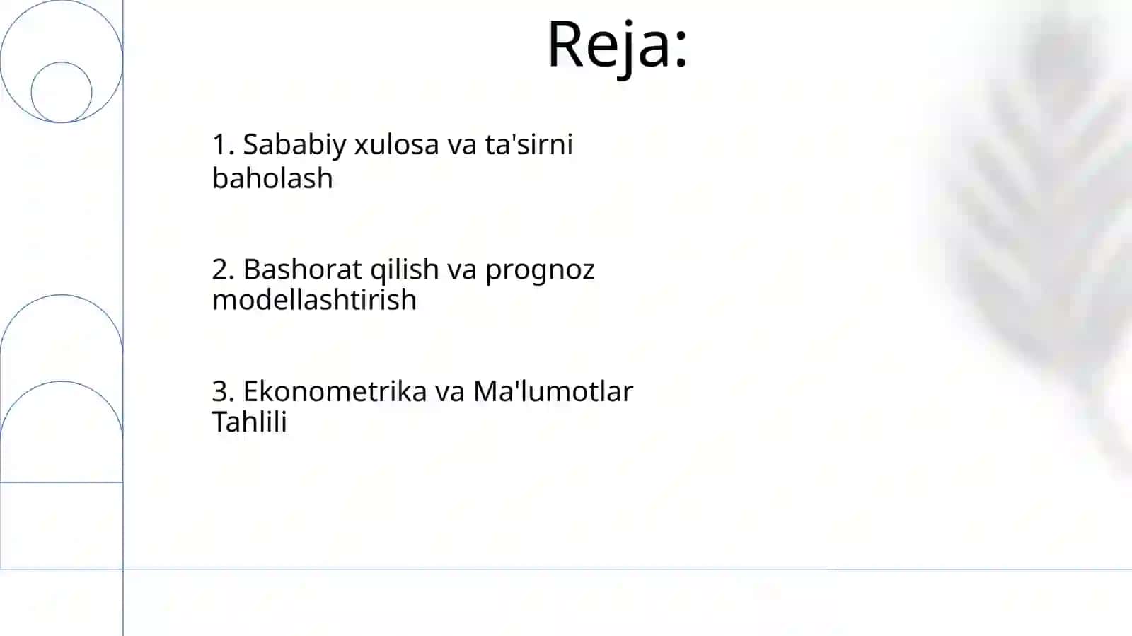 Iqtisodisodiy tadqiqot usullari va ko'nikmalari 2
