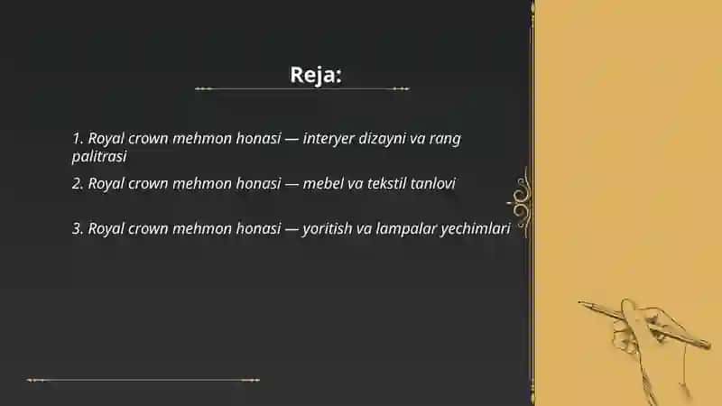 Royal crown mehmon honasi 2