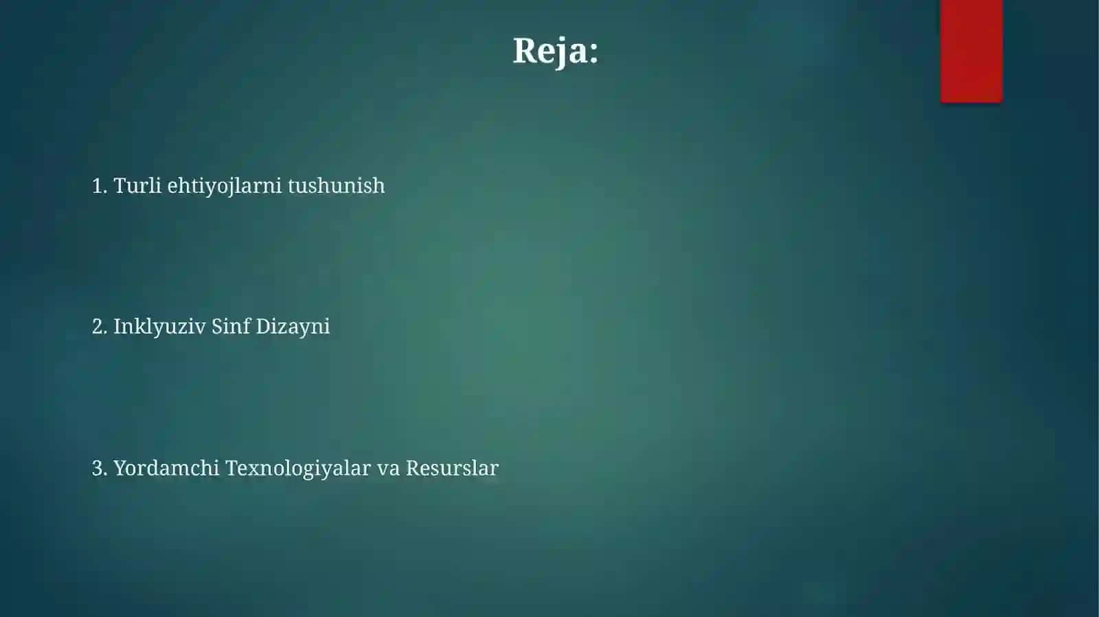 Shifoxonadagi bolalar uchun ta'lim muhitini yaratish uziga xos xususiyatlari 2
