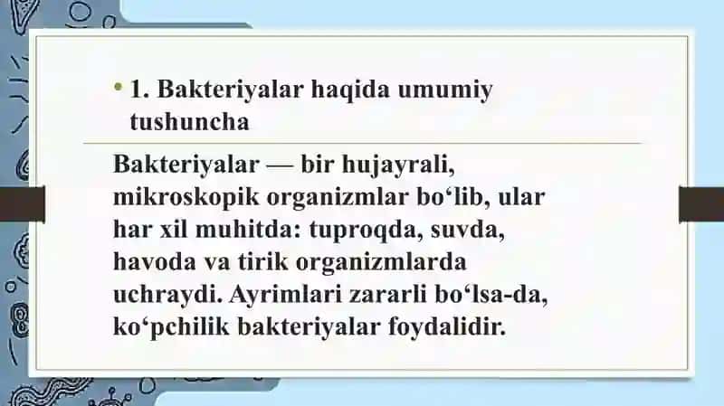 Bakteriyalarning sanoat va qishloq  xo‘jaligida ahamiyati 2