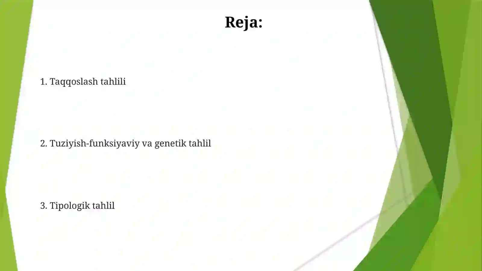 Dinlarinitadqiqetishmetodologiyasi:tipologik,qiyosiy,tarkibiy-funiksionalgenetiktahlil 2