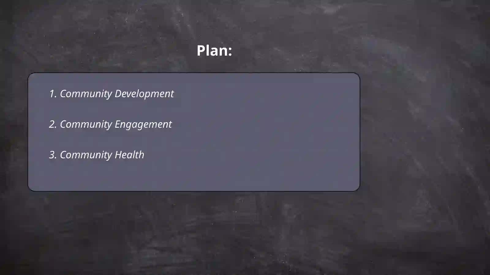 Community Development 2