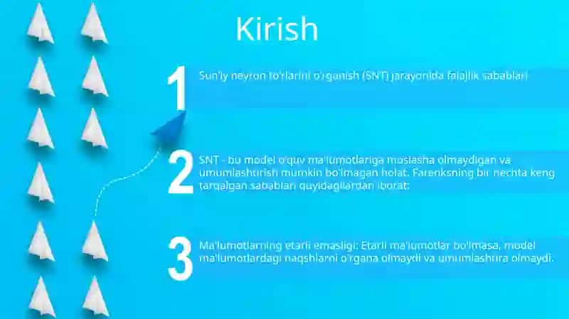 SunʼIy Neyron ToʻRlarini OʻRganish Jarayonidagi Falajlik Sabablari 2