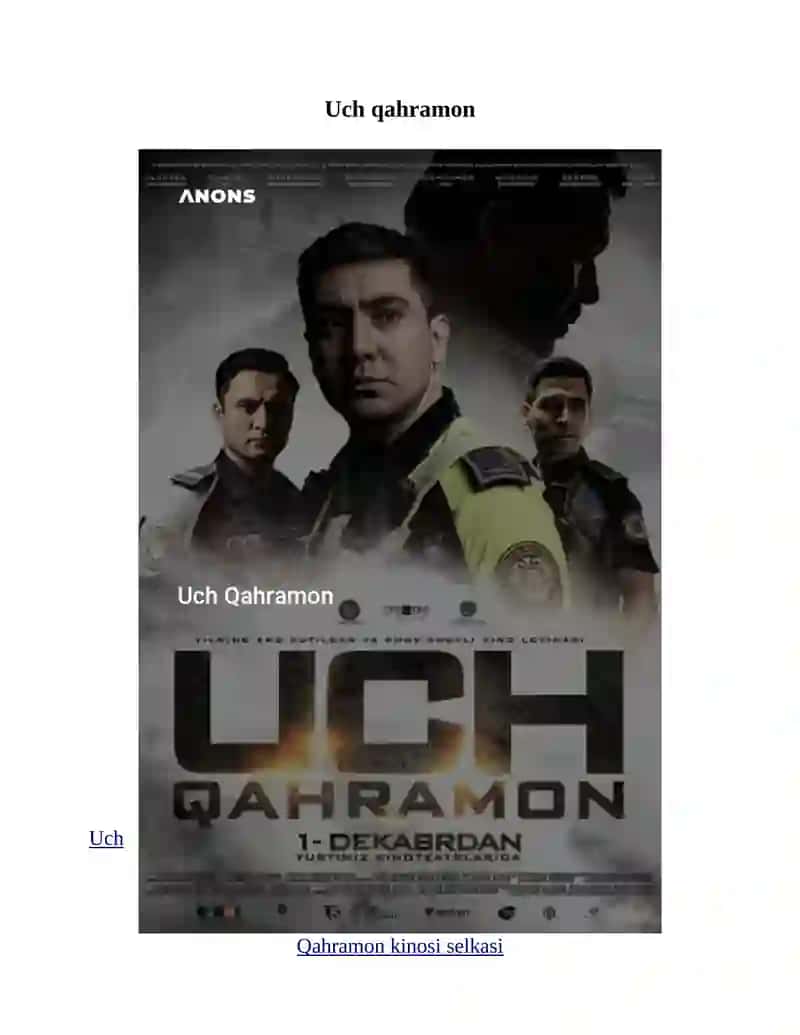 Uch Qahramon 2