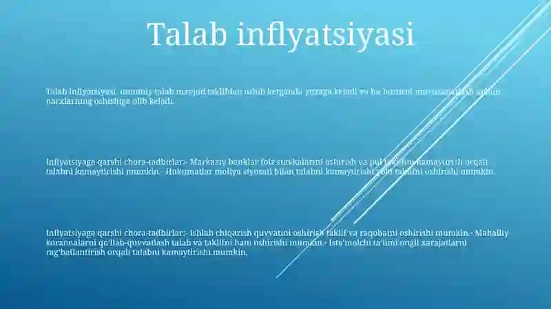 Inflyatsiyaning Turlari 2