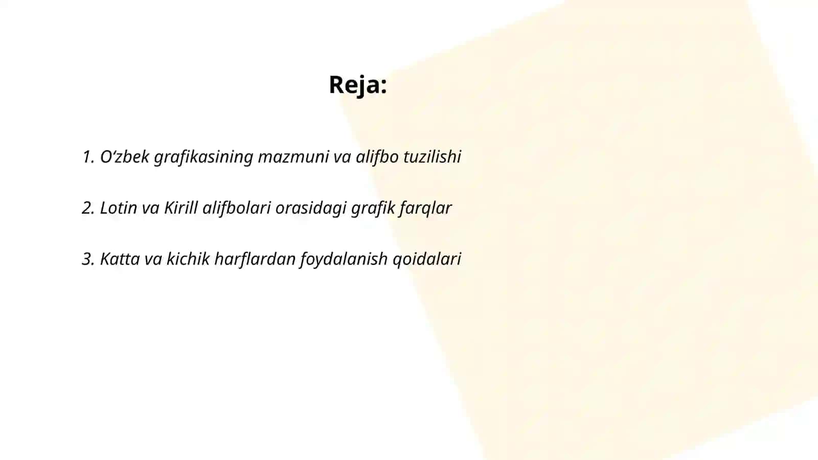Oʻzbek grafikasining asosiy imlo qoidalari 2