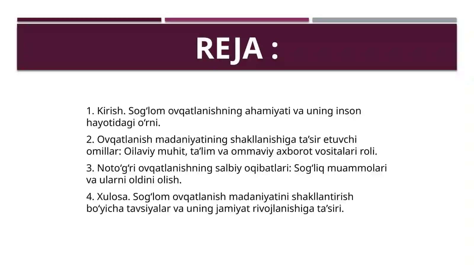 Sog‘lom va tartibli ovqatlanish madaniyatini shakllantirish 2