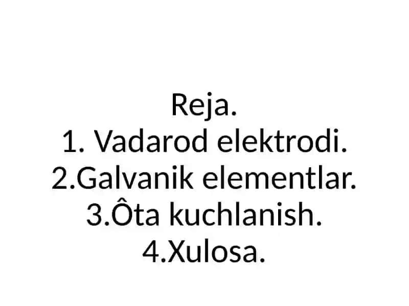 Vodorod elektrodi 2