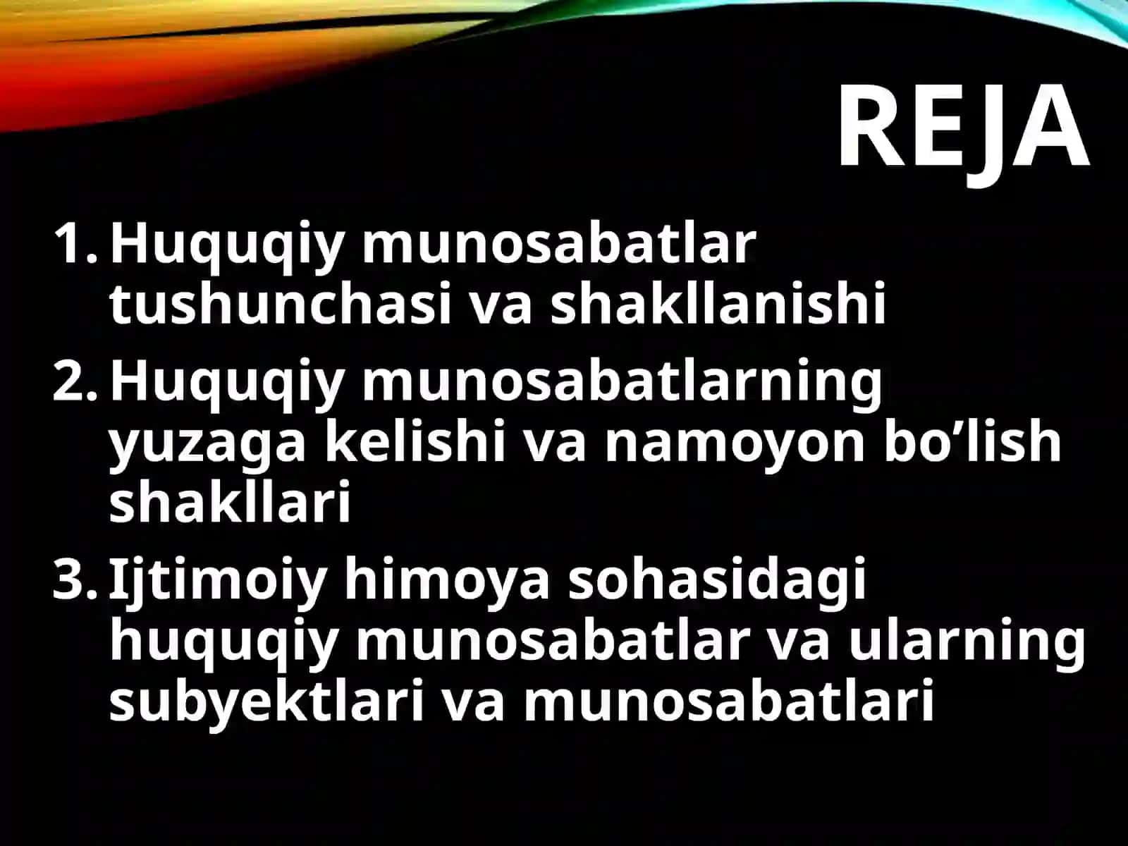Ijtimоiyhimоyasоhаsidаgihuquqiymunоsаbаttushunchаsivаulаrningyuzаgаkеlishi 2