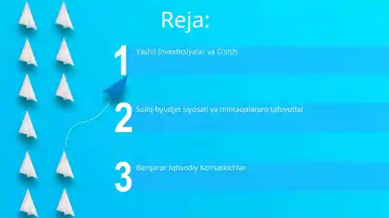 Mintaqaviy iqtisodiy o’sish va barqaror rivojlanish 2