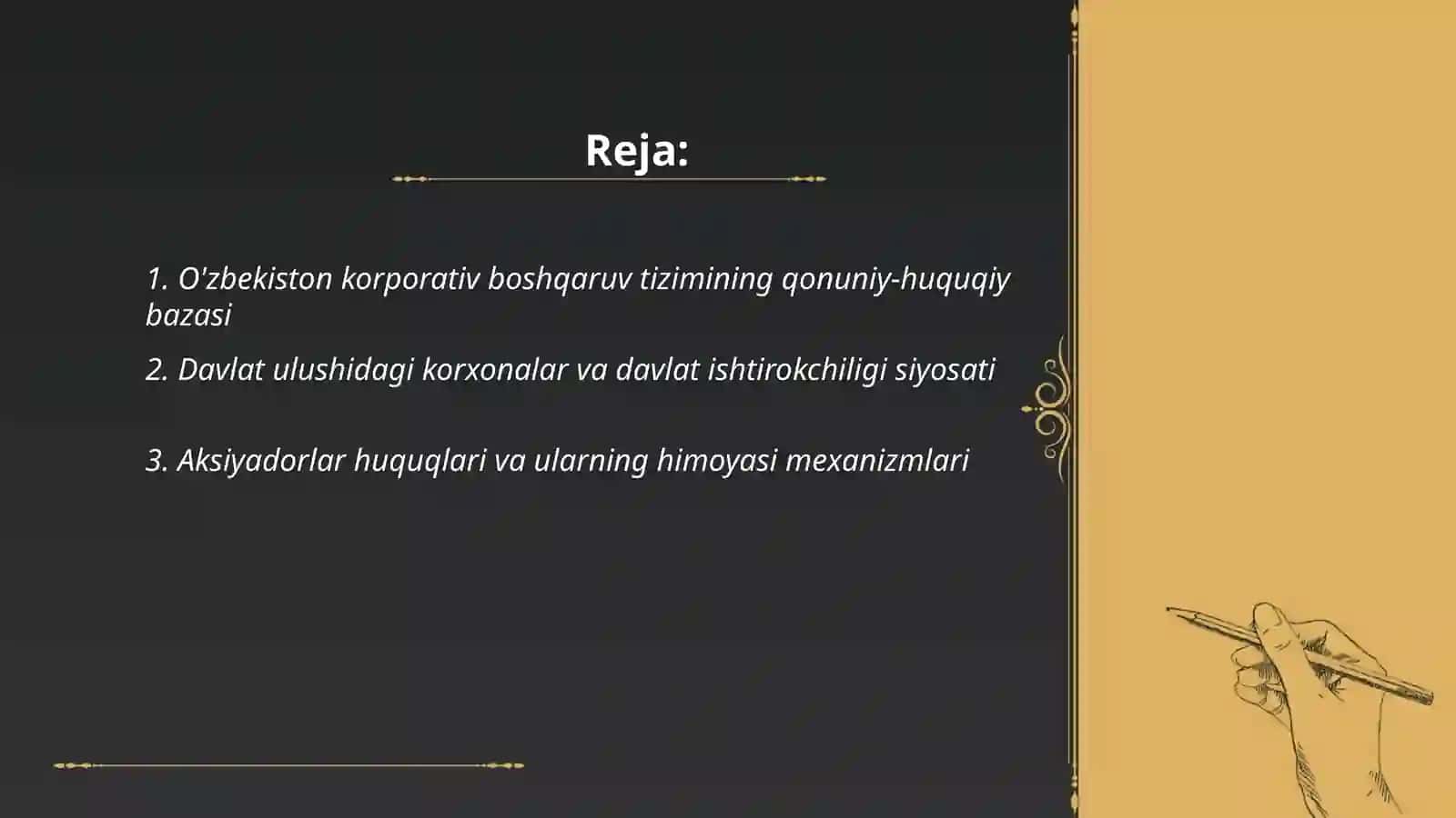 O'zbekiston korporativ boshqaruv tizimi 2