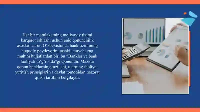 “Banklar va bank faoliyati to‘g‘risida” gi Qonunning bank faoliyatini nazorat qilish bo‘yicha ahamiyati 2