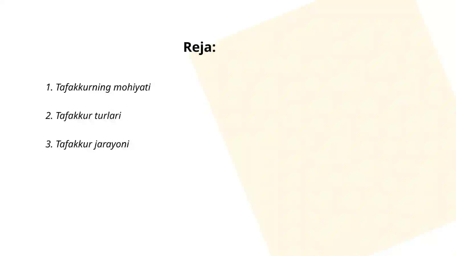 Tafakkur haqida maʼlumot 2