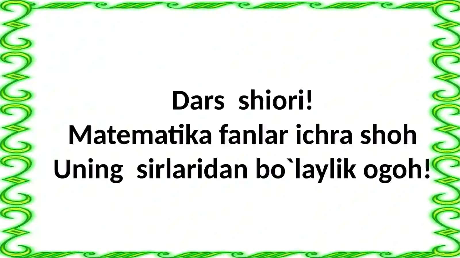 1000ichidasonlarniqo`shishusullari 2