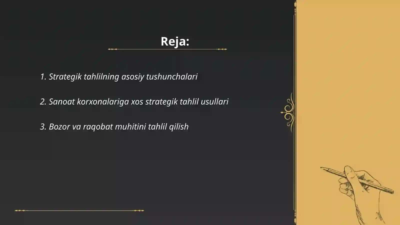 Sanoat korxonalarini strategiyalashda strategik tahlilning uslubiy qoidalari va tamoyillari 2