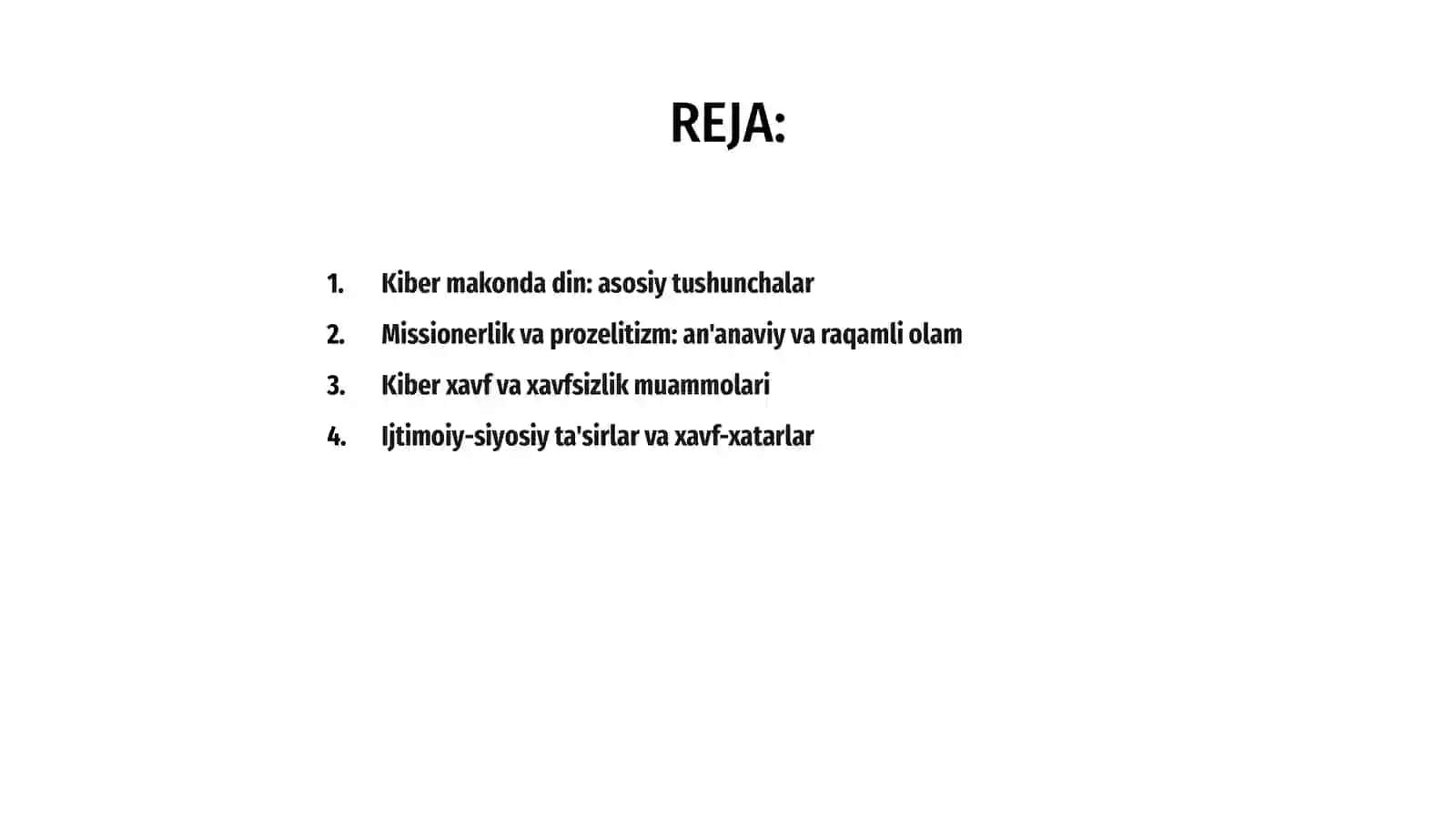 Kiber makonda din: asosiy tushunchalar 2