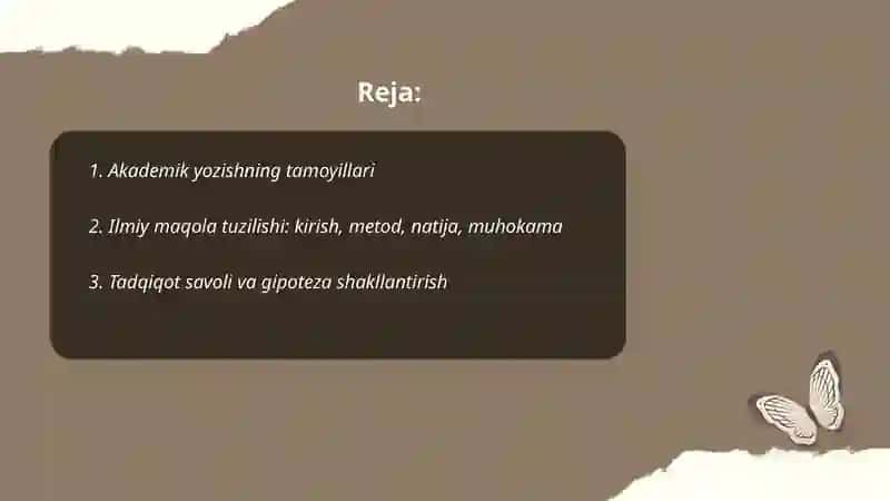 Akademik yozish 2