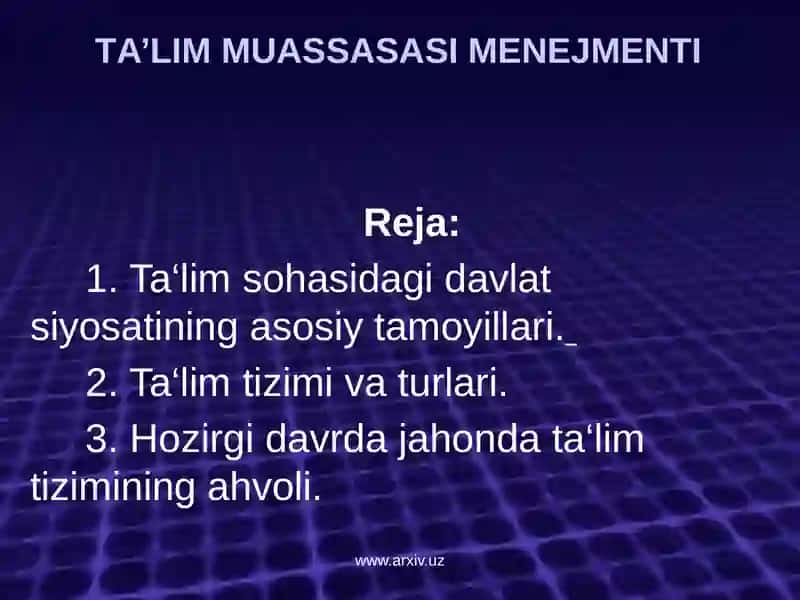 Shahzodaning umumiy pedagogika fanidan taqdimoti 2