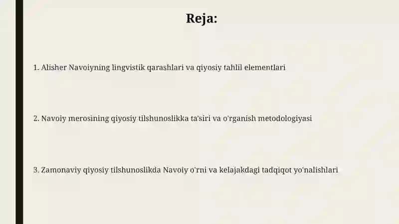 Alisher Navoiy va qiyosiy tilshunoslik 2