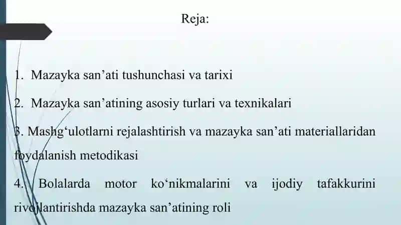 Maktabgacha talim tashkilotida mazayka san'atining ahamiyati 2