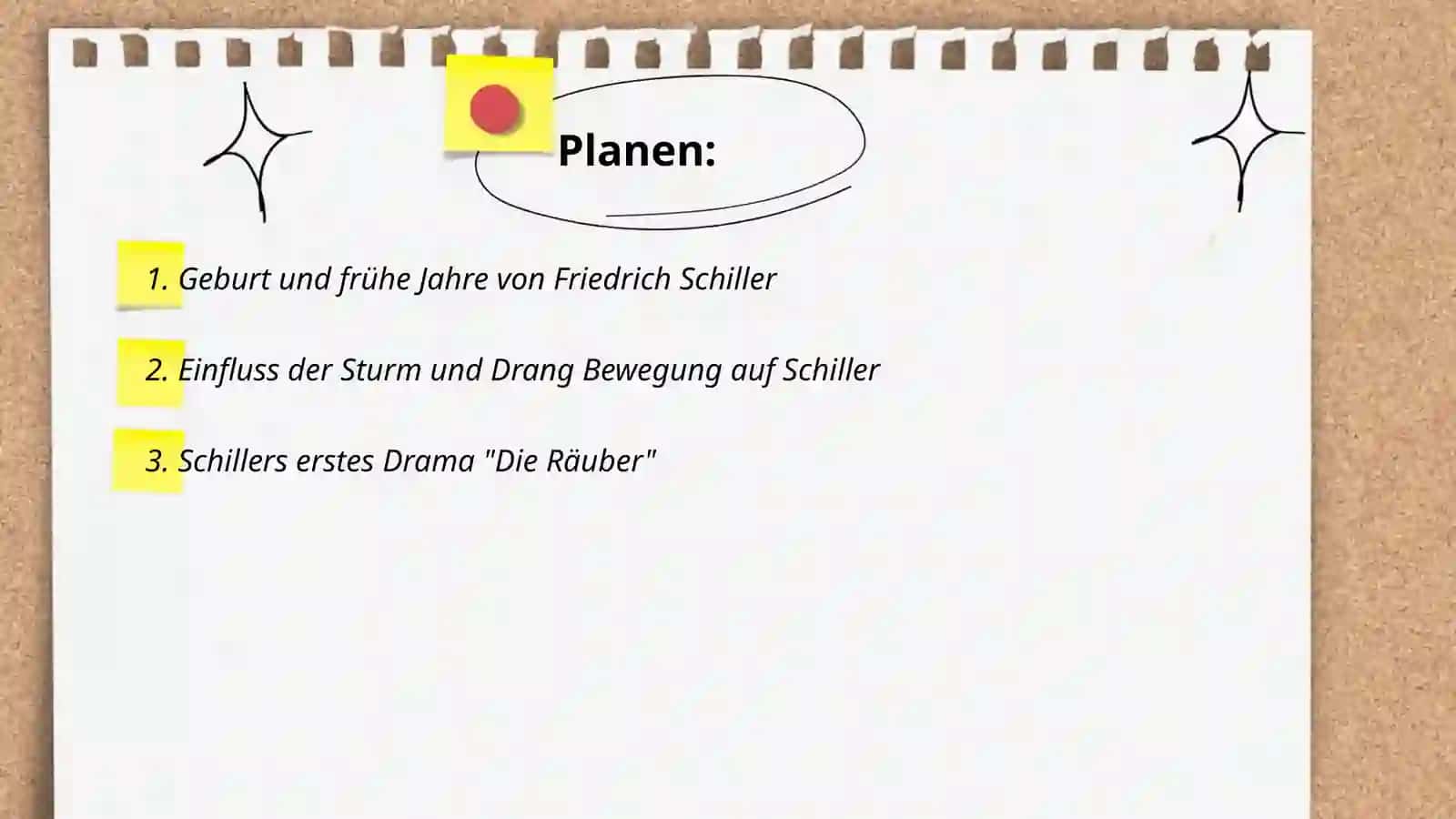 Friedrich Schiller als Vertreter der Sturm und Drang Bewegung 2