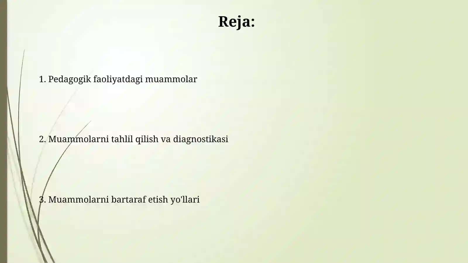 PEDAGOGIK FAOLIYATDA MUAMMOLI VAZIYATLAR 2
