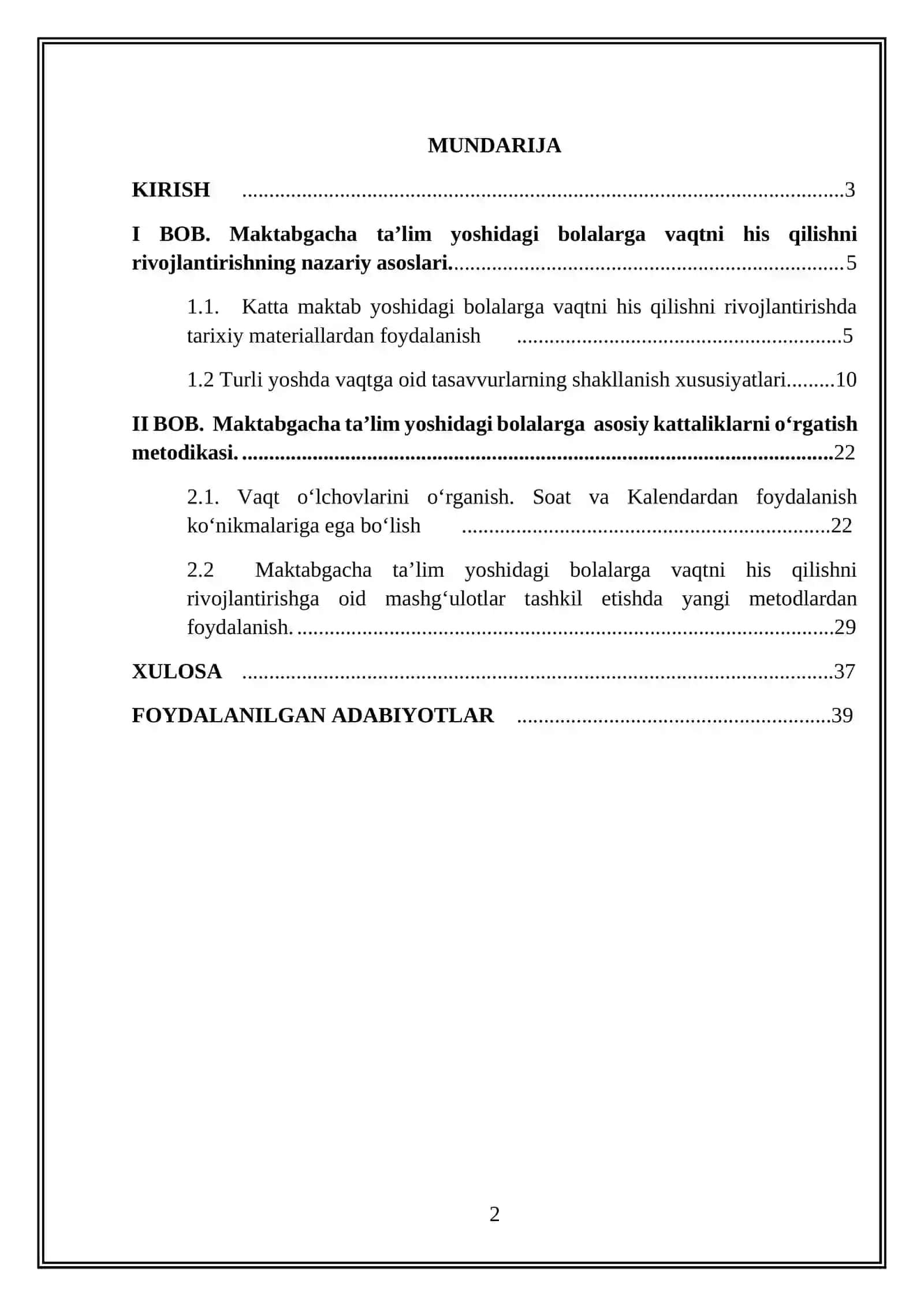 Matematik tasavvurlarni shakllantirish nazariyasi va texnologiyalari 2