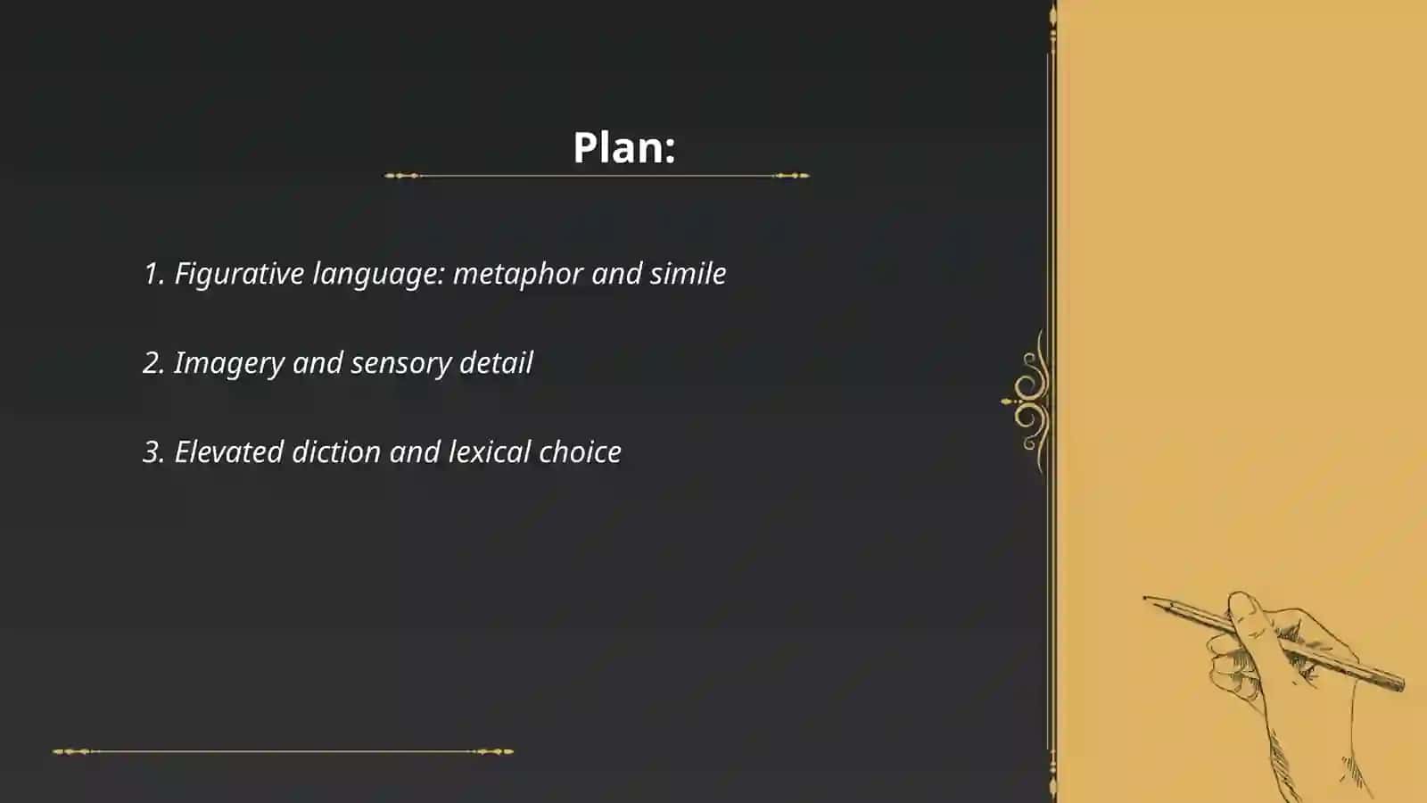 The main linguistic peculiarities belles-lettres style 2