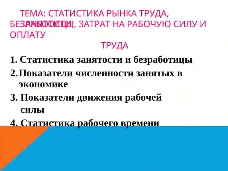 СТАТИСТИКА	РЫНКА ТРУДА ,	ЗАНЯТОСТИ, БЕЗРАБОТИЦЫ, ЗАТРАТ	НА	РАБОЧУЮ СИЛУ	И	ОПЛАТ У ТРУДА 2