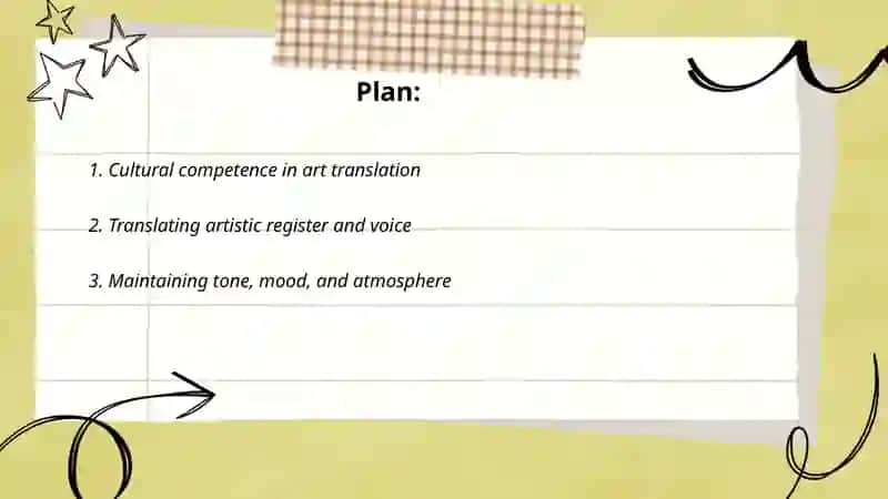 Translator's skills in translating works of art 2